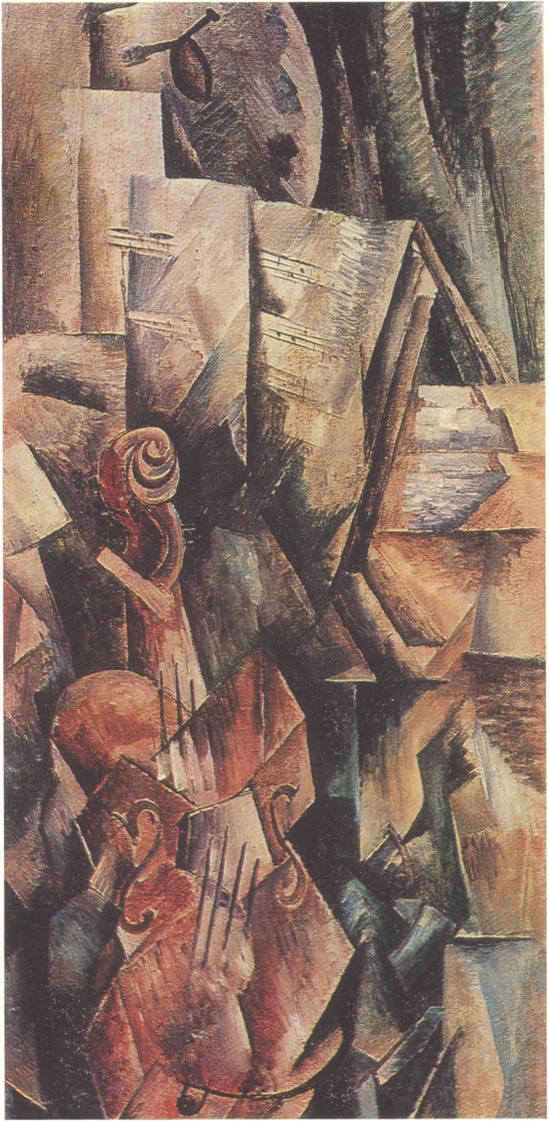 3. Жорж Брак. Скрипка и палитра. 1910