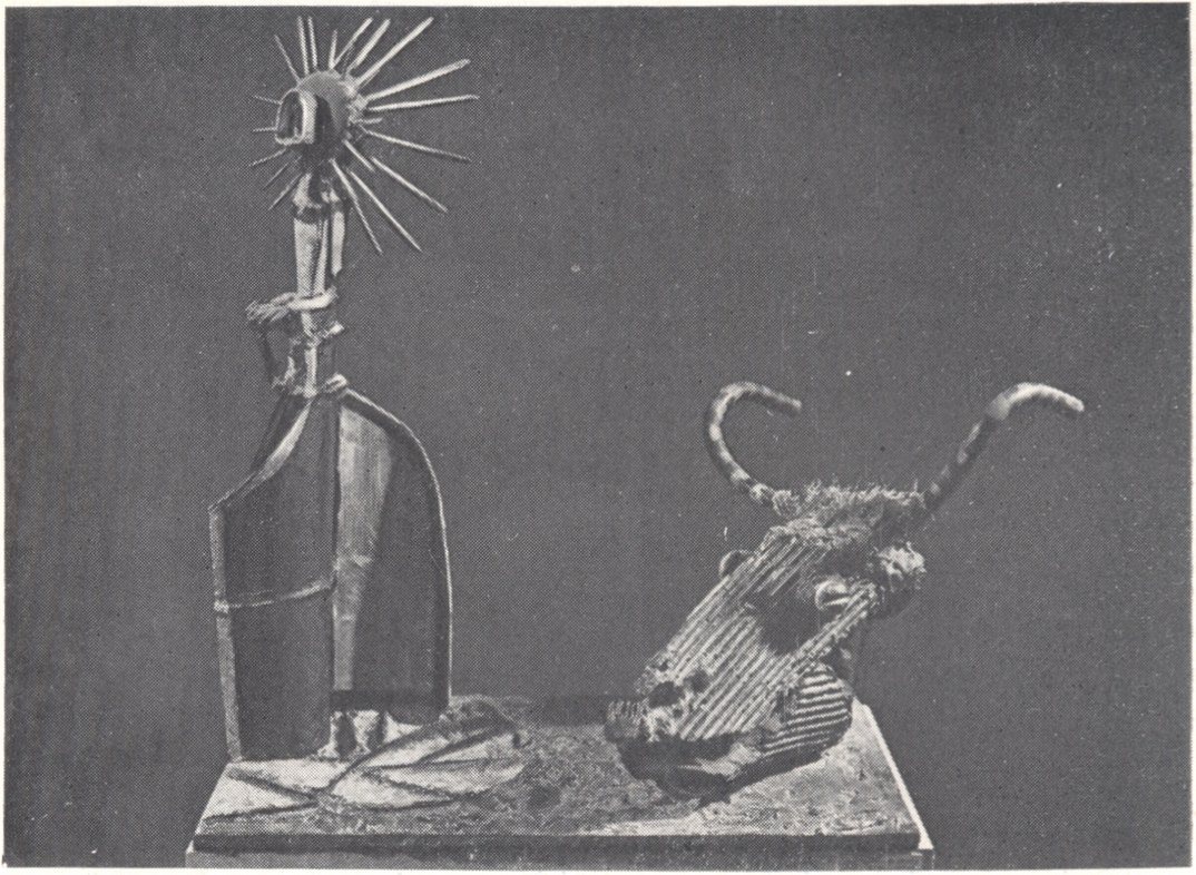 47. Пабло Пикассо. Череп козы и свеча. 1951—1952