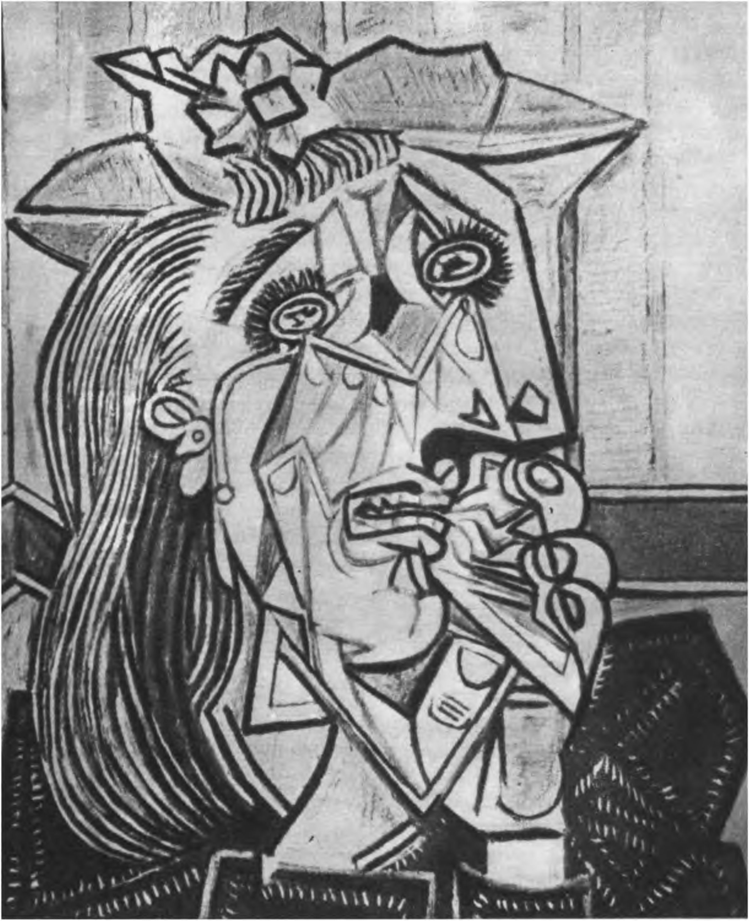 Плачущая женщина. 1937 г.