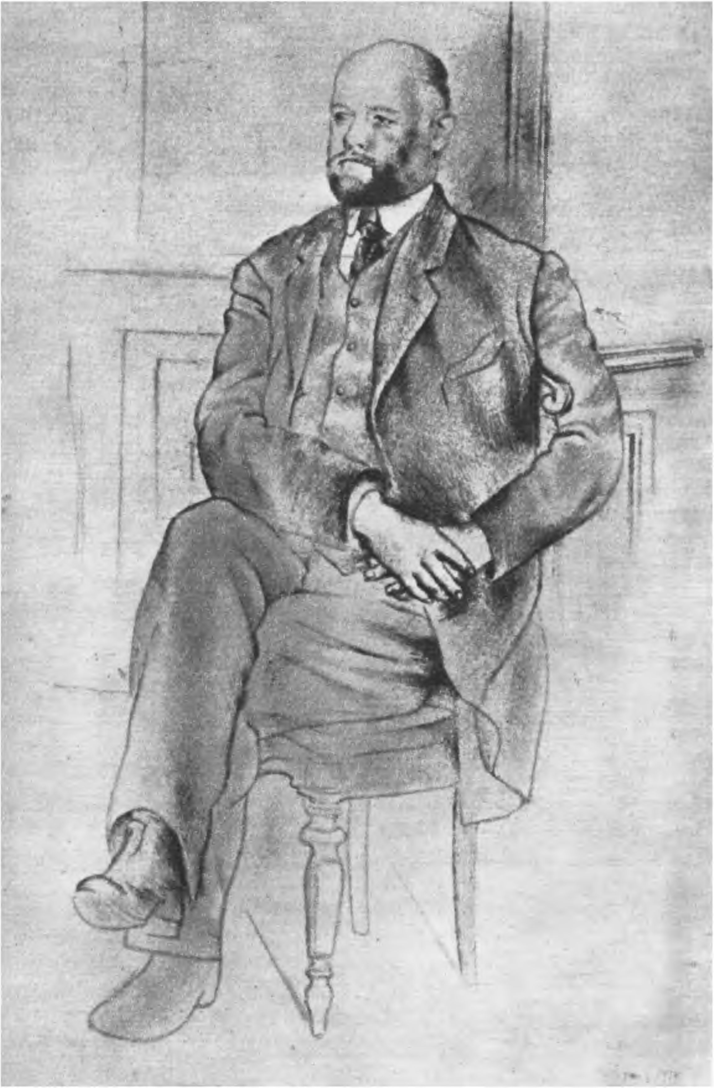 Портрет Воллара. 1915 г.