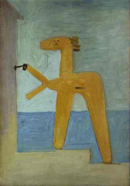 Пабло Пикассо "Купальщица, открывающая кабинку." (1928 год)