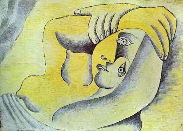 Пабло Пикассо "Обнажённая на пляже." (1929 год)