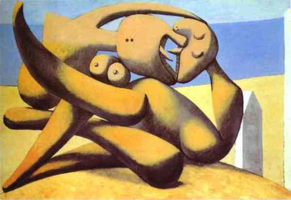 Пабло Пикассо "Фигуры на пляже." (1931 год)