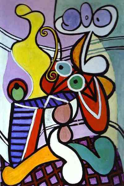 Пабло Пикассо "Обнажённая и натюрморт." (1931 год)