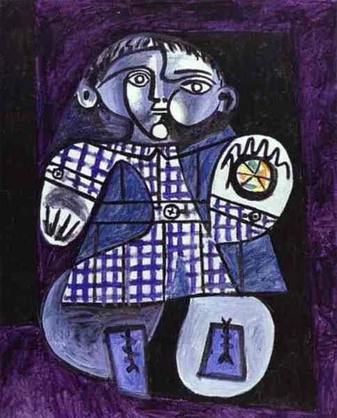 Пабло Пикассо "Клод, сын Пикассо." (1948 год)
