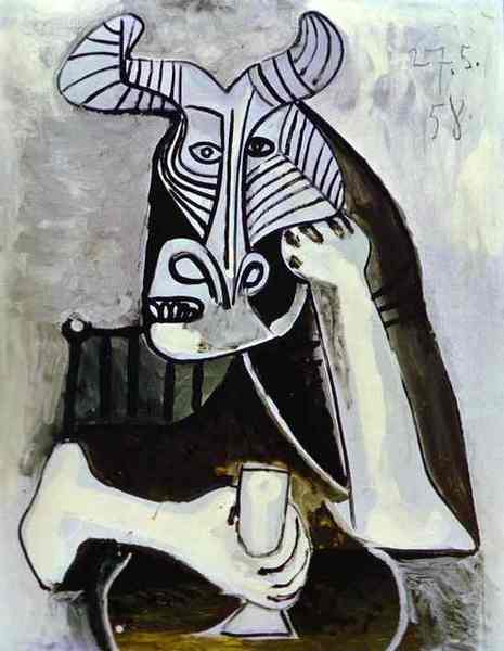 Пабло Пикассо "Король Минотавров." (1958 год)