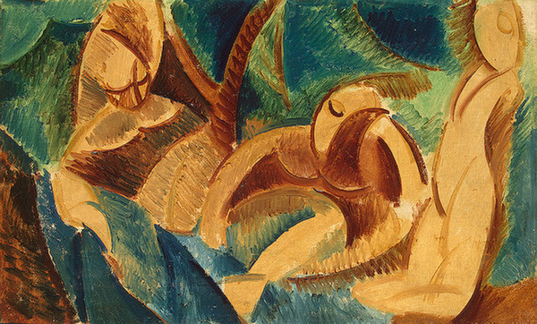 Пабло Пикассо "Купание." (1908 год)