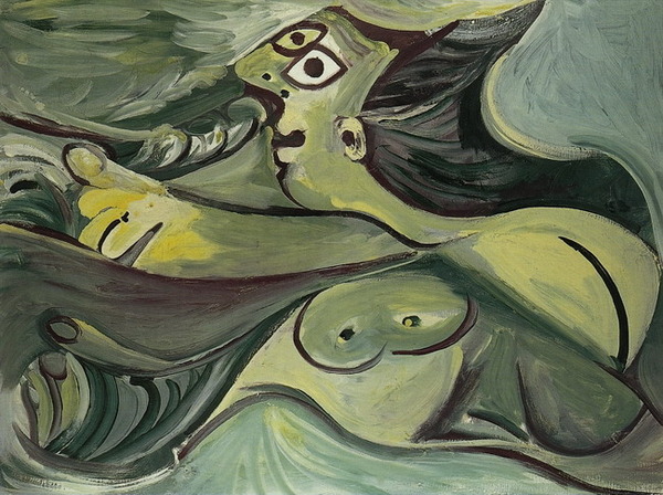 Пабло Пикассо "Купальщица." (1971 год)