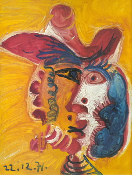 Пабло Пикассо "Голова мужчины 93." (1971 год)