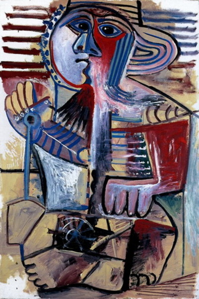 Пабло Пикассо "Ребенок" (персонаж с лопатой)." (1971 год)