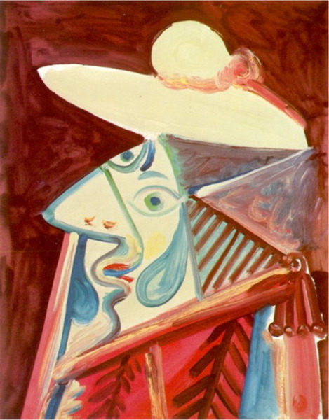 Пабло Пикассо "Бюст пикадора." (1971 год)