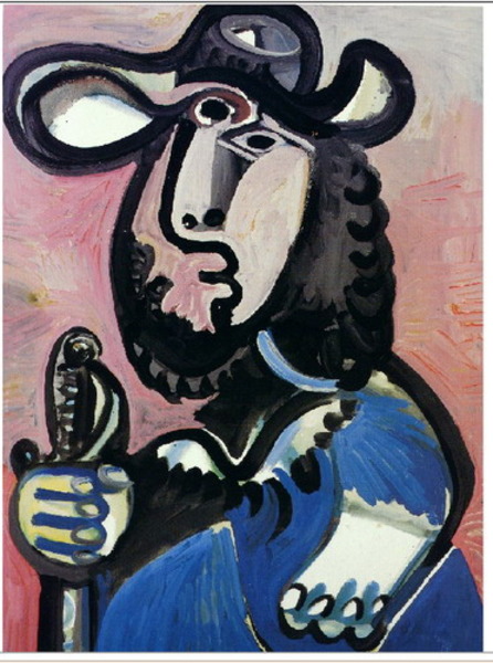 Пабло Пикассо "Мушкетер." (1972 год)