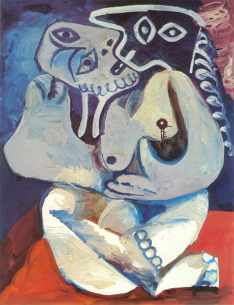 Пабло Пикассо "Femme dans un fauteuil." (1971 год)
