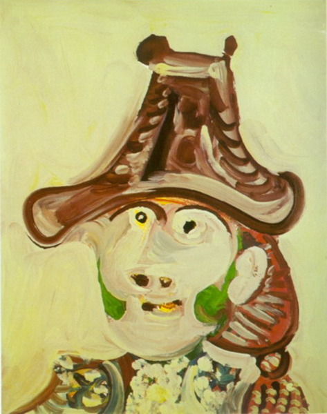Пабло Пикассо "Голова тореадора." (1971 год)