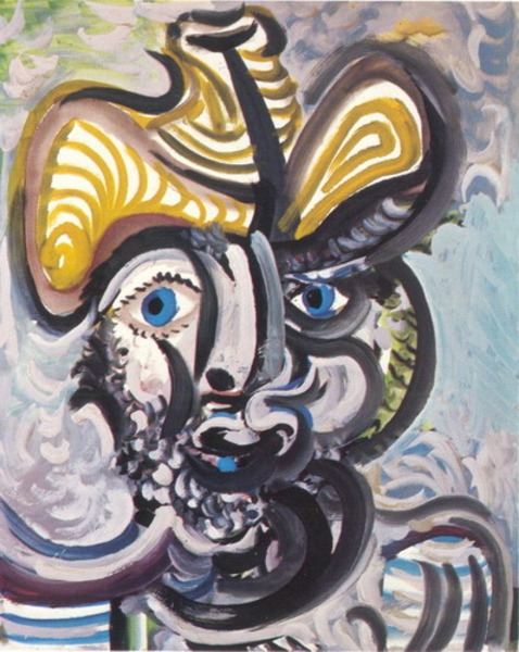 Пабло Пикассо "Персонаж [голова мужчины] I." (1972 год)