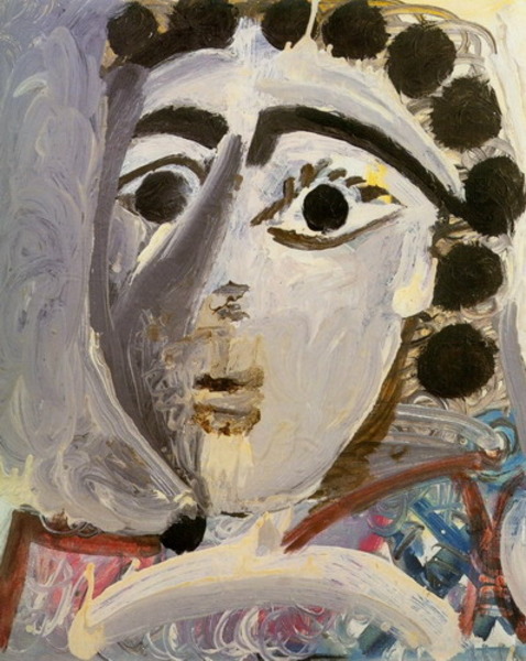 Пабло Пикассо "Голова женщины." (1967 год)
