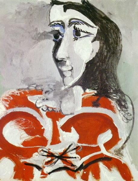 Пабло Пикассо "Портрет Жаклин." (1965 год)