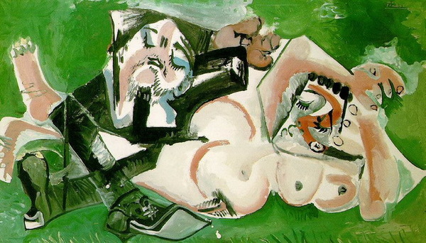 Пабло Пикассо "Спящая." (1965 год)