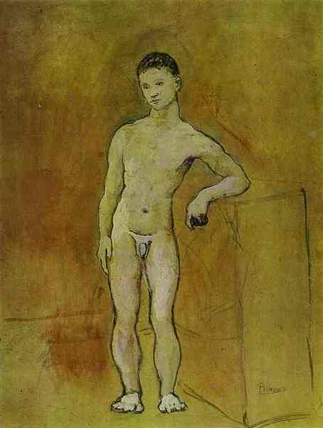 Пабло Пикассо "Обнаженный юноша." (1906 год)