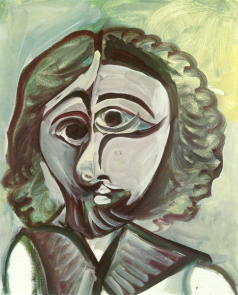Пабло Пикассо "Голова мужчины." (1971 год)