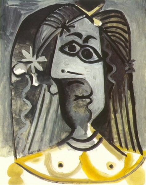 Пабло Пикассо "Бюст женщины 5." (1971 год)