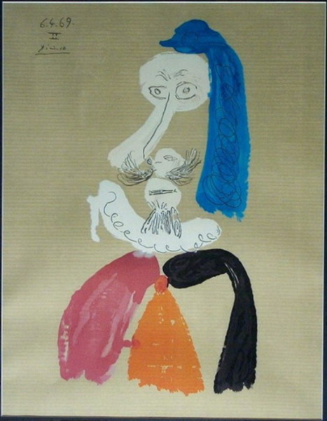 Пабло Пикассо "Голова мужчины 7." (1969 год)