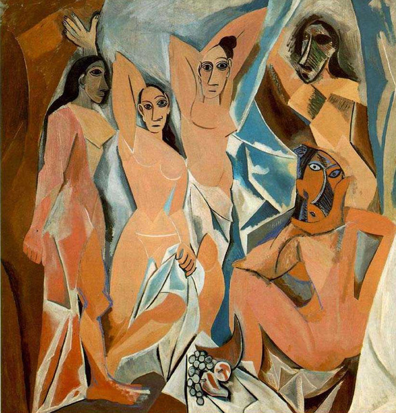 Пабло Пикассо "Авиньонские девицы." (1907 год)