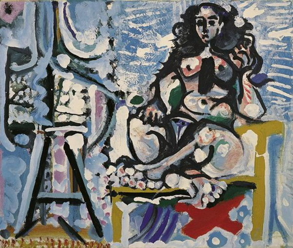 Пабло Пикассо "Модель в ателье 3." (1965 год)