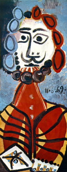 Пабло Пикассо "Бюст мужчины 1." (1969 год)