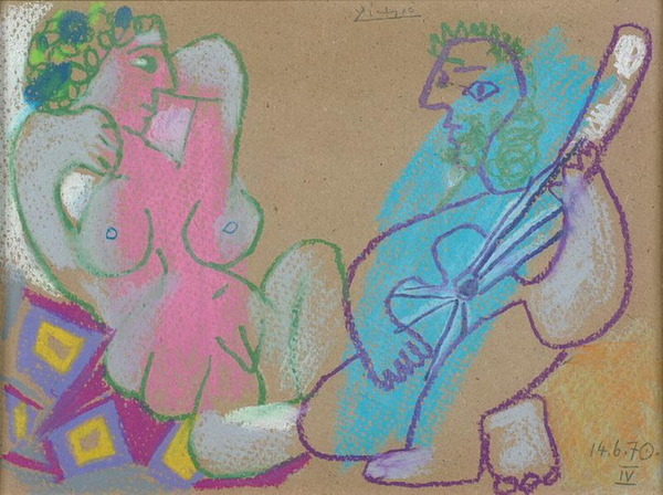 Пабло Пикассо "Серенада." (1970 год)