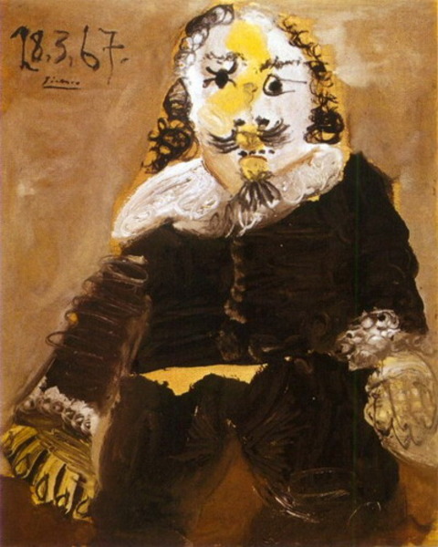 Пабло Пикассо "Мушкетер" (Доменико Теотокопулос ван Рин да Сильва)." (1967 год)