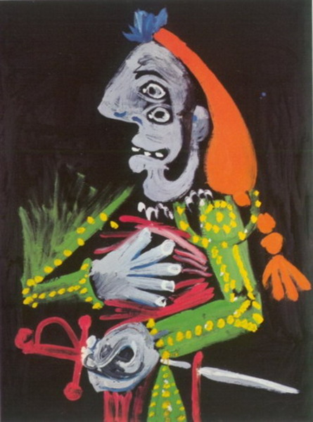 Пабло Пикассо "Бюст матадора 1." (1970 год)