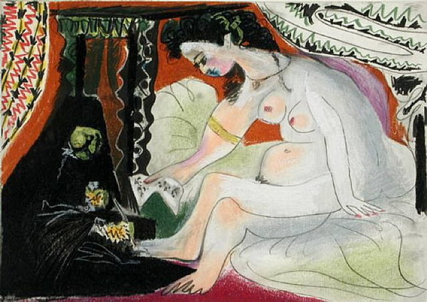 Пабло Пикассо "Бетсабе" (Вирсавия)." (1966 год)