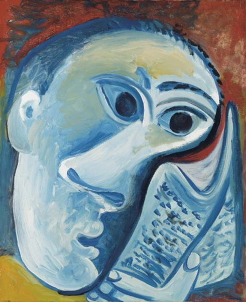 Пабло Пикассо "Чтение." (1971 год)