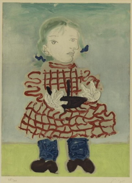 Пабло Пикассо "Портрет девочки." (1965 год)