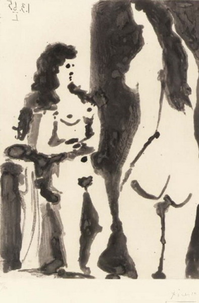 Пабло Пикассо "Две женщины." (1965 год)
