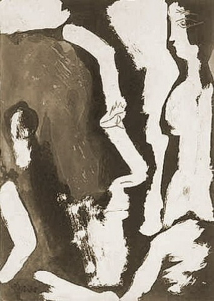 Пабло Пикассо "Профили женщин." (1965 год)