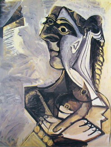 Пабло Пикассо "Сидящая женщина 1." (1971 год)