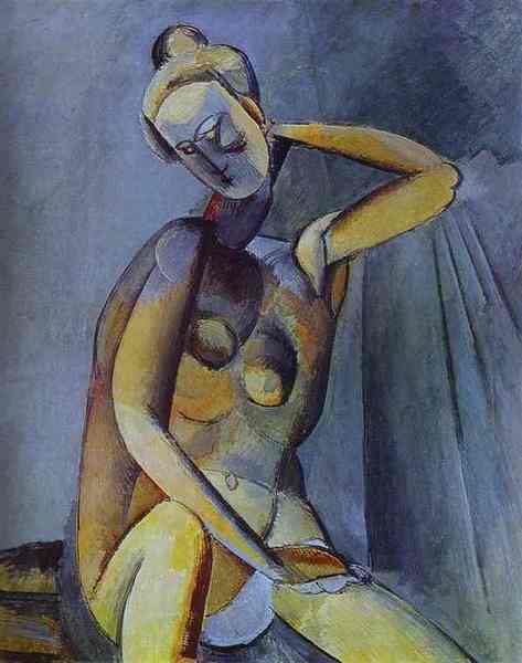 Пабло Пикассо "Обнаженная." (1909 год)