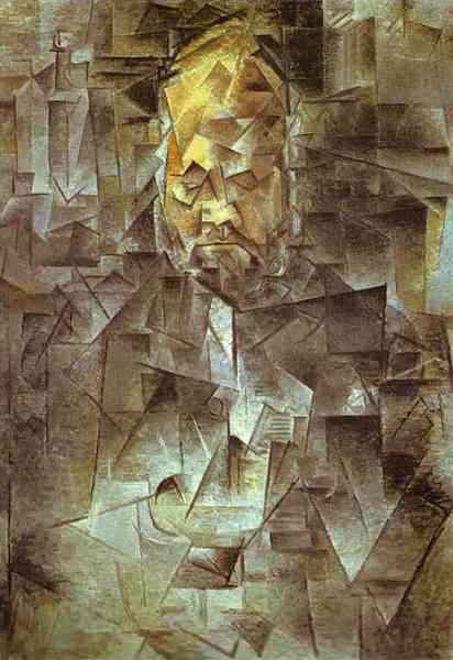 Пабло Пикассо "Портрет Амбруаза Воллара." (1915 год)