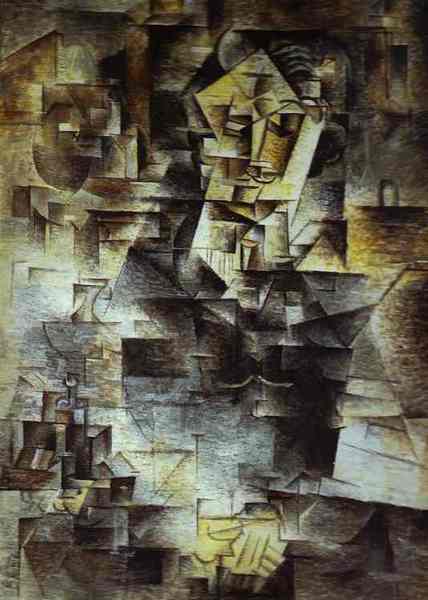 Пабло Пикассо "Портрет Даниэла-Генри Кавейлера." (1910 год)