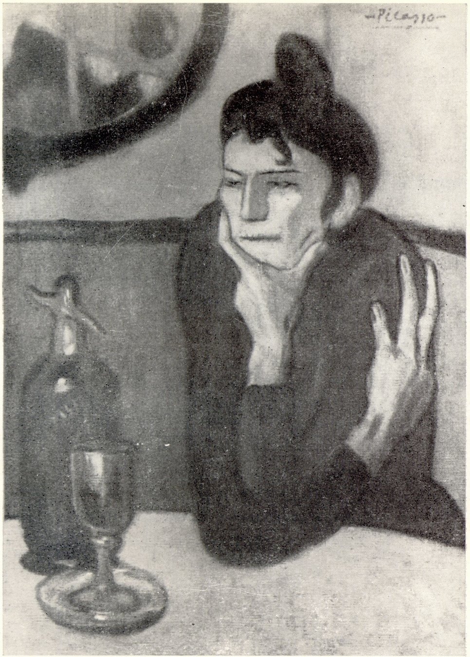 Пабло Пикассо. Любительница абсента. 1901