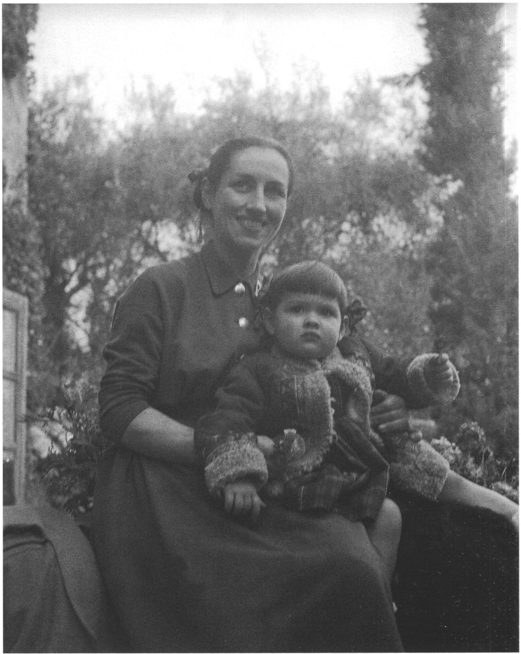 Франсуаза Жило с дочерью Паломой, ок. 1952