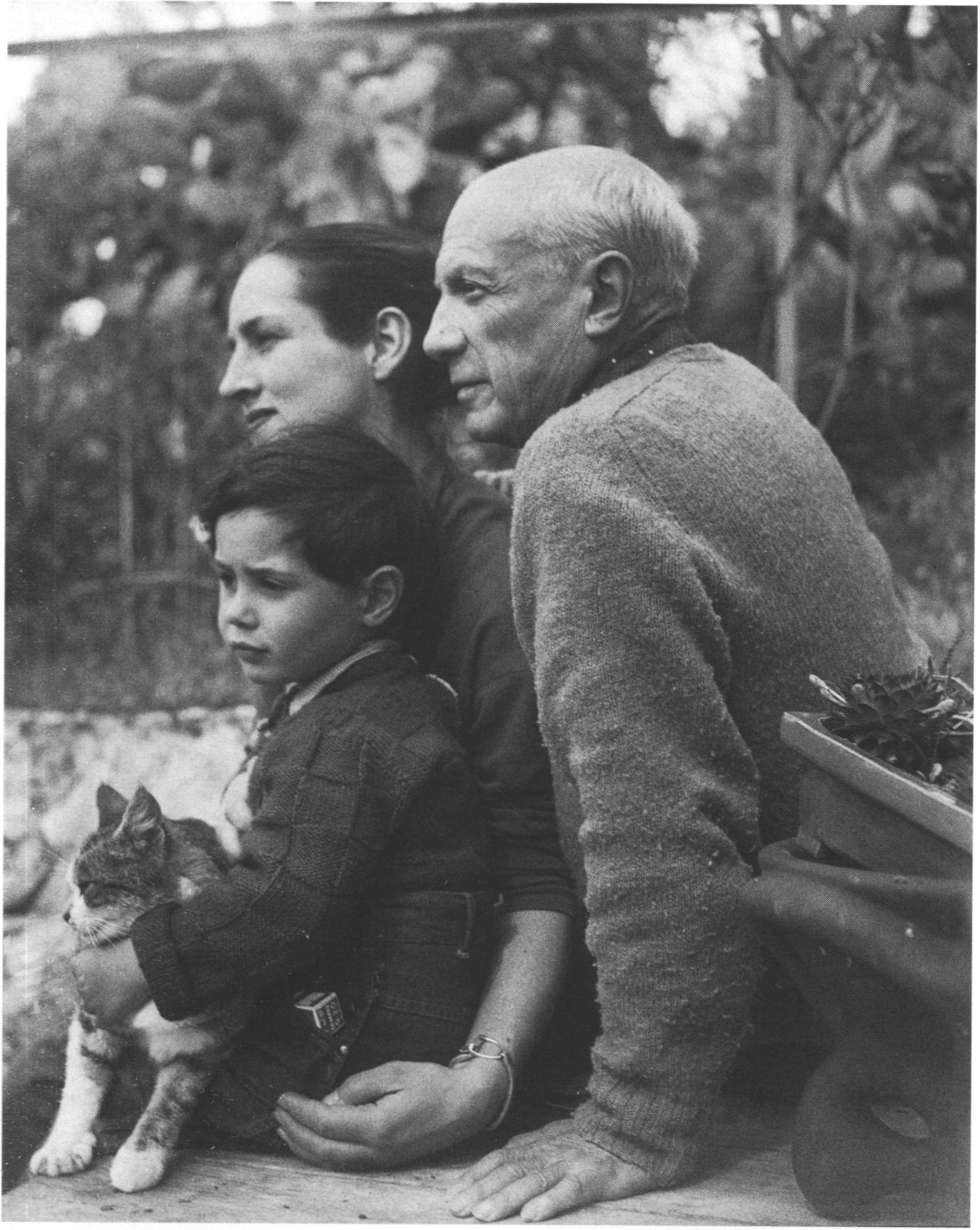 Пикассо, Палома и Франсуаза Жило, ок. 1952