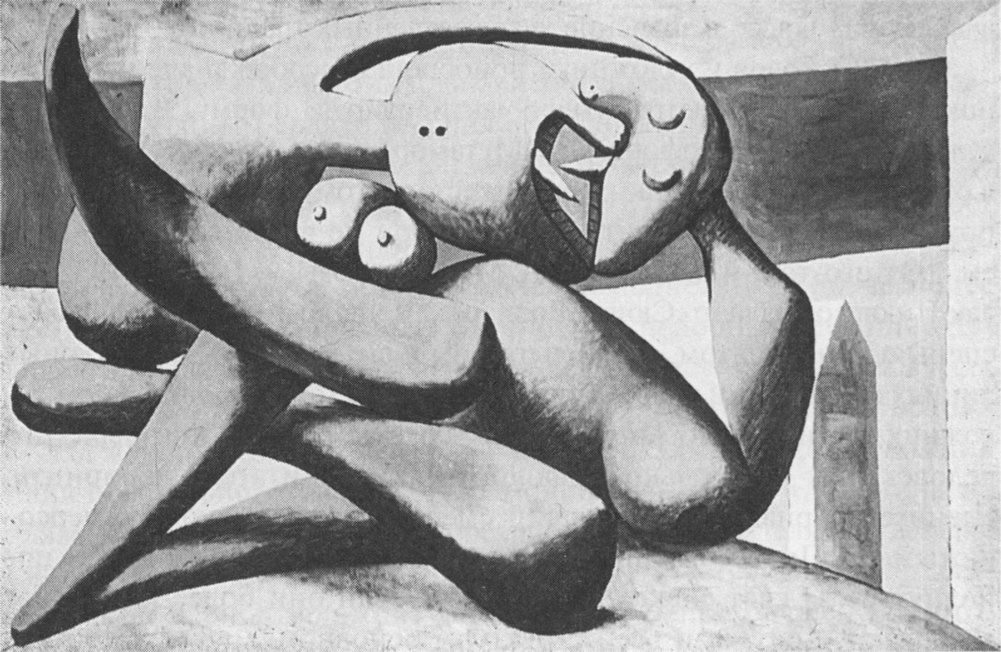 П. Пикассо. Фигура на берегу моря. 1931