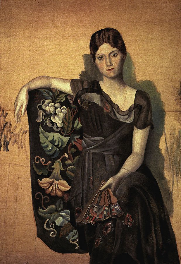 «Портрет Ольги в кресле» (Portrait d'Olga dans un fauteuil) (1917)